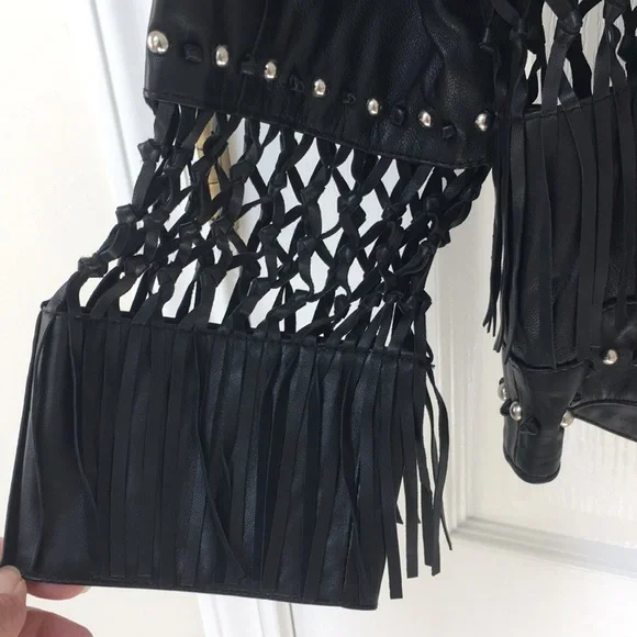 𝅺Pamela McCoy leather jacket - Picture 4 of 8